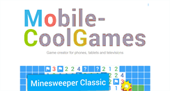 Desktop Screenshot of mobile-coolgames.com